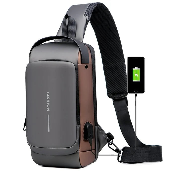Sport Sling anti-furt încărcător USB cu geantă de umăr