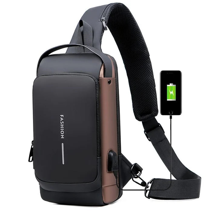 Sport Sling anti-furt încărcător USB cu geantă de umăr